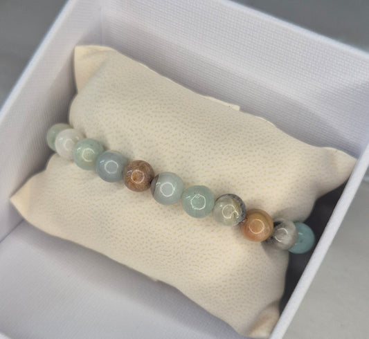 Bracelet pierres Amazonite